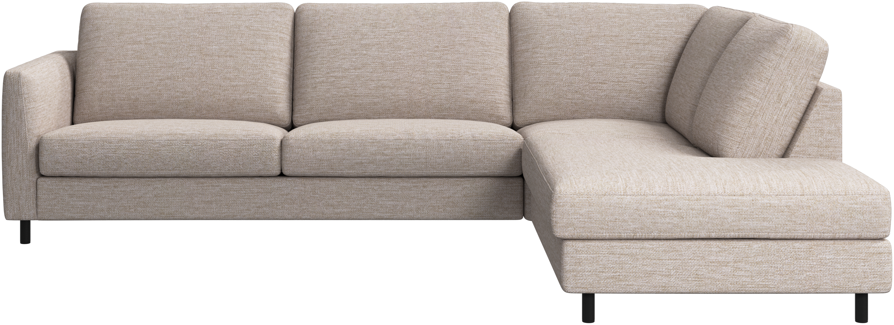 ベージュ レザー コーナーソファ中央1点のみ